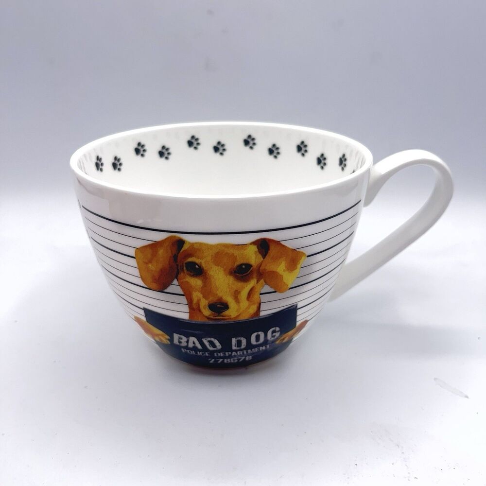 Portobello By Design Bad Dog Mug – Dachshund Police Lineup Bone China